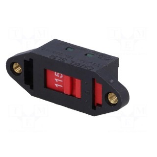 Switch: slide | Pos: 2 | DPDT | 12A/250VAC | ON-ON | Mounting: screw