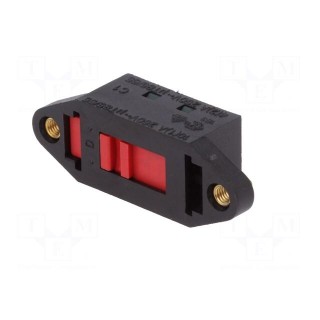 Switch: slide | Pos: 2 | DPDT | 12A/250VAC | ON-ON | Mounting: THT,screw