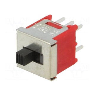 Switch: slide | Pos: 2 | DPDT | 3A/120VAC | 3A/28VDC | ON-ON | THT | 1000MΩ