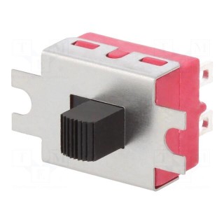 Switch: slide | Pos: 2 | DPDT | 6A/120VAC | 6A/28VDC | ON-ON | -30÷65°C