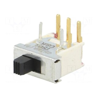 Switch: slide | Pos: 2 | SPDT | 0.4A/20VDC | ON-ON | Mounting: THT