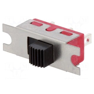 Switch: slide | Pos: 2 | SPDT | 6A/120VAC | 6A/28VDC | ON-ON | soldered