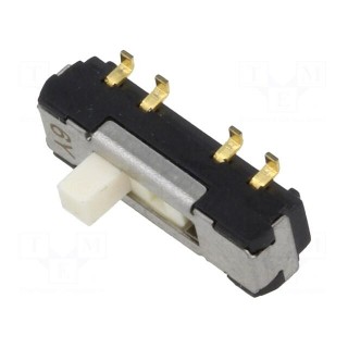 Switch: slide | Pos: 3 | DP3T | 0.2A/12VDC | ON-ON-ON | Mounting: SMT