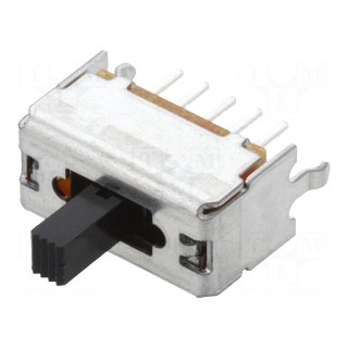 Switch: slide | Pos: 3 | SP3T | 0.1A/30VDC | ON-ON-ON | Mounting: THT