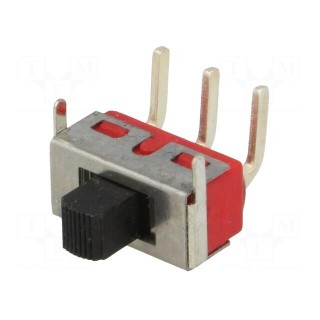 Switch: slide | Pos: 3 | SP3T | 2A/250VAC | 5A/28VDC | ON-OFF-ON | THT