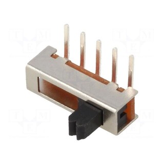 Switch: slide | Pos: 4 | 0.35A/30VDC | ON-ON-ON-ON | PCB,THT | -40÷85°C