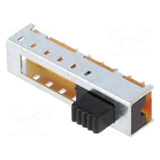 Switch: slide | Pos: 6 | 0.3A/30VDC | ON-ON-ON-ON-ON-ON | PCB,THT | 20mΩ
