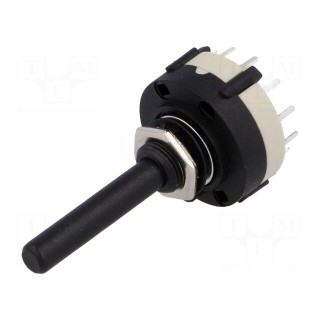 Switch: rotary | Pos: 12 | 0.3A/125VAC | 1A/30VDC | Poles number: 4 | 30°