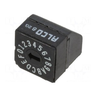 Switch: rotary | Pos: 16 | 0.4A/20VAC | 0.4A/20VDC | -30÷85°C | THT | 50mΩ