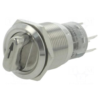 Switch: rotary | Pos: 2 | SPDT | 0.5A/220VAC | 1A/24VDC | -20÷55°C | 50mΩ