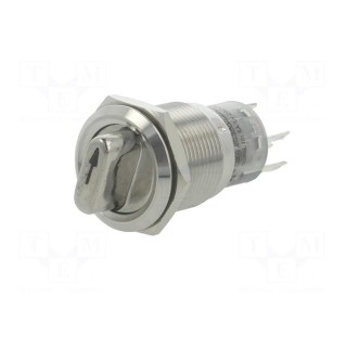 Switch: rotary | Pos: 2 | SPDT | 0.5A/220VAC | 1A/24VDC | -20÷55°C | 50mΩ