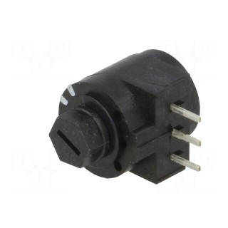 Switch: rotary | Pos: 2 | SPDT | 0.5A/60VAC | 0.5A/60VDC | -40÷85°C | THT