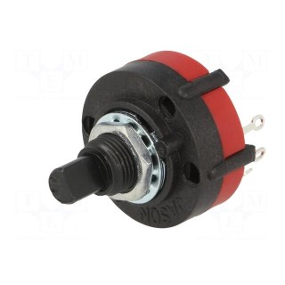Switch: rotary | Pos: 3 | 0.3A/125VAC | Poles number: 1 | 30° | -20÷70°C