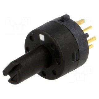 Switch: rotary | Pos: 3 | 0.5A/24VDC | Poles number: 1 | 45° | -20÷70°C