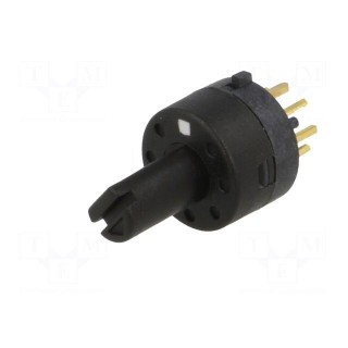 Switch: rotary | Pos: 3 | 0.5A/24VDC | Poles number: 1 | 45° | -20÷70°C