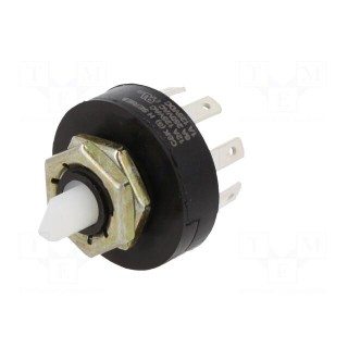 Switch: rotary | Pos: 3 | DP3T | 6A/250VAC | 1A/125VDC | Poles number: 2