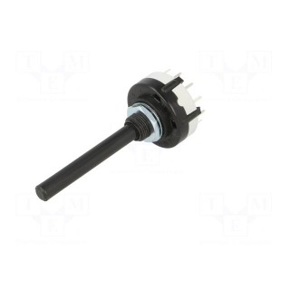 Switch: rotary | Pos: 4 | 0.15A/250VDC | Poles number: 3 | 30° | -30÷85°C