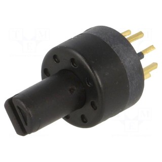 Switch: rotary | Pos: 4 | 0.5A/24VDC | Poles number: 1 | 45° | -20÷70°C