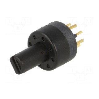 Switch: rotary | Pos: 4 | 0.5A/24VDC | Poles number: 1 | 45° | -20÷70°C