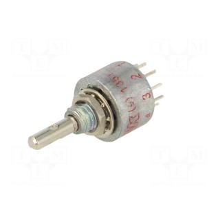 Switch: rotary | Pos: 5 | 0.25A/125VAC | 0.25A/28VDC | Poles number: 1