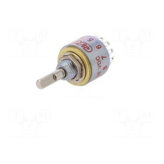 Switch: rotary | Pos: 6 | 0.15A/125VAC | 0.15A/28VDC | Poles number: 1