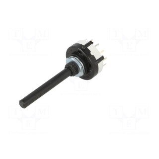 Switch: rotary | Pos: 6 | 0.15A/250VDC | Poles number: 2 | 30° | -30÷85°C