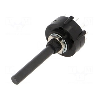 Switch: rotary | Pos: 6 | 2.5A/125VAC | 0.35A/125VDC | Poles number: 2