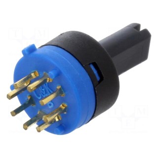 Switch: rotary | Pos: 7 | 0.2A/48VDC | Poles number: 1 | 45° | -40÷85°C