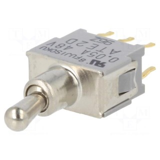 Switch: toggle | Pos: 2 | DPDT | ON-ON | 0.05A/48VAC | 0.05A/48VDC
