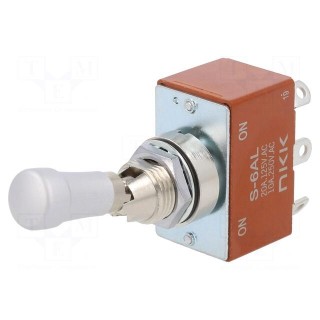 Switch: toggle | Pos: 2 | DPDT | ON-ON | 10A/250VAC | 20A/30VDC | -10÷70°C