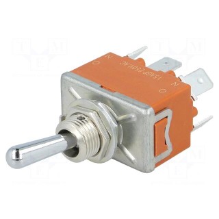 Switch: toggle | Pos: 2 | DPDT | ON-ON | 15A/250VAC | 15A/30VDC | -25÷85°C