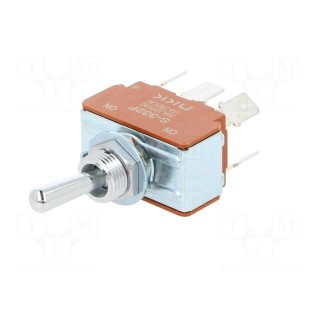 Switch: toggle | Pos: 2 | DPDT | ON-ON | 15A/250VAC | 20A/30VDC | -10÷70°C