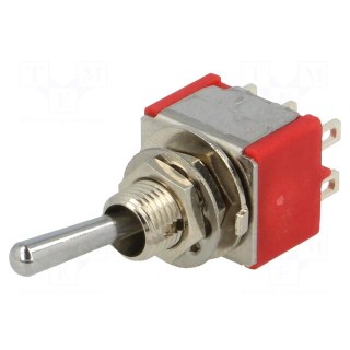Switch: toggle | Pos: 2 | DPDT | ON-(ON) | 2A/250VAC | 5A/28VDC | -35÷80°C