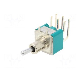 Switch: toggle | Pos: 2 | DPDT | ON-ON | 6A/125VAC | 6A/6VDC | -20÷80°C