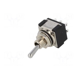 Switch: toggle | Pos: 2 | DPDT | ON-ON | 6A/125VAC | 6A/6VDC | -45÷140°C
