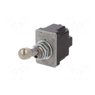 Switch: toggle | Pos: 2 | DPDT | ON-ON | 6A/230VAC | 20A/28VDC | -65÷71°C