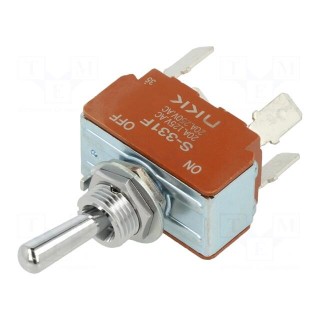 Switch: toggle | Pos: 2 | DPST | ON-OFF | 15A/125VAC | -10÷70°C | S