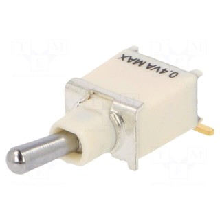 Switch: toggle | Pos: 2 | ON-ON | 0.4A/20VAC | 0.4A/20VDC | -30÷85°C