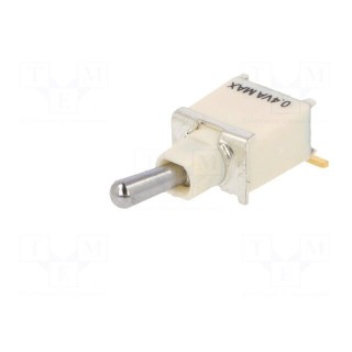 Switch: toggle | Pos: 2 | ON-ON | 0.4A/20VAC | 0.4A/20VDC | -30÷85°C