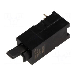 Switch: toggle | Pos: 2 | SPDT | ON-(ON) | 0.5A/60VAC | 0.5A/60VDC