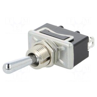 Switch: toggle | Pos: 2 | SPDT | ON-ON | 10A/250VAC | 8A/30VDC | -25÷70°C