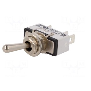 Switch: toggle | Pos: 2 | SPDT | ON-ON | 15A/250VAC | 15A/12VDC | -20÷55°C
