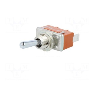 Switch: toggle | Pos: 2 | SPDT | ON-(ON) | 15A/250VAC | 15A/30VDC