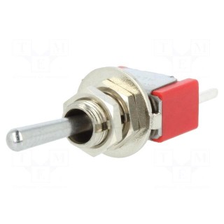 Switch: toggle | Pos: 2 | SPDT | ON-ON | 2A/250VAC | 5A/28VDC | -30÷85°C