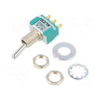 Switch: toggle | Pos: 2 | SPDT | ON-ON | 3A/250VAC | 4A/28VDC | -20÷80°C