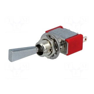 Switch: toggle | Pos: 2 | SPDT | ON-ON | 5A/120VAC | 5A/28VDC | -30÷85°C