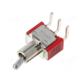 Switch: toggle | Pos: 2 | SPDT | ON-ON | 5A/125VAC | 5A/28VDC | -30÷85°C