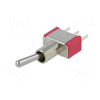 Switch: toggle | Pos: 2 | SPDT | ON-ON | 5A/125VAC | 5A/28VDC | -30÷85°C