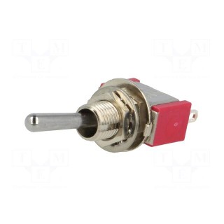 Switch: toggle | Pos: 2 | SPDT | ON-(ON) | 5A/125VAC | 5A/28VDC | -30÷85°C