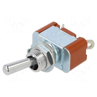 Switch: toggle | Pos: 2 | SPDT | ON-ON | 6A/250VAC | 20A/30VDC | -10÷70°C
